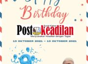 Kepala SMPN 4 Tambun Selatan Mengucapkan Happy Anniversary Postkeadilan yang ke 9