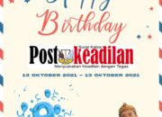 Kepala Sekolah SMAN  1 Tambun Selatan Mengucapkan Happy Anniversary Postkeadilan yang ke 9