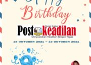 Kepala Sekolah SMPN 7 Tambun Selatan  Mengucapkan Happy Anniversary Postkeadilan yang ke 9