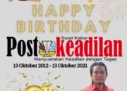 Ketua PBB DPC Kab. Kawawang Mengucapkan Happy Anniversary Postkeadilan yang ke 9