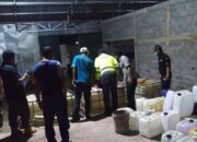 Ditenggarai Tak Kantongi Ijin Pool Limbah, GAKKUM LHK Pasang Garis Line