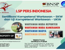 LSP Pers Indonesia Buka Pendaftaran SKW dan UKW