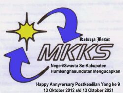 Keluarga besar MKKS SMP Negeri/Swasta Se-Kabupaten Humbanghasundutan Mengucapkan Happy Anniversary Postkeadilan yang ke 9