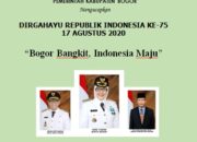 Pimpinan beserta segenap jajaran PEMERINTAH KABUPATEN BOGOR mengucapkan DIRGAHAYU REPUBLIK INDONESIA KE-75 17 AGUSTUS 2020