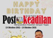Plt. Kepala Sekolah SMKN 2 Cikarang Barat Mengucapkan Happy Anniversary Postkeadilan yang ke 9