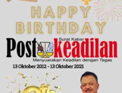 Plt. Kepala Sekolah SMKN 2 Cikarang Barat Mengucapkan Happy Anniversary Postkeadilan yang ke 9