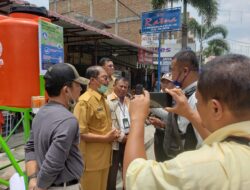 PT. BSN Beri Bantuan 10 Unit Cuci Tangan Set Kepada Pemkab Toba