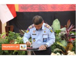 Komitmen Ka. Lapas Banda Aceh Mewujudkan Good and Clean Governance pada Penandatangan Pakta Integritas dan Pembangunan Zona Integritas.