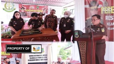 Kepala Kejati Banten Resmikan Rumah Restoratif Justice