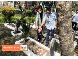 Apel Tabur Bunga Di TMP Kota Bekasi Peringati Hari Bhakti Pemasyarakatan Ke 59 Lapas Cikarang