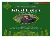 Pimpinan Umum Postkeadilan Mengucapkan Selamat Hari Raya Idul Fitri 1 Syawal 1444 H / 2023 M