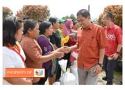 Ir Junter Marbun Serahkan Bantuan Beras Kepada Korban Bencana Puting Beliung dan Kebakaran