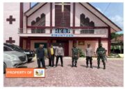 Kapolsek lintongnihuta Ciptakan Rasa Aman Dalam Pelaksana Ibadah Gereja