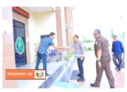 Kunker Kapolres Humbahas  ke Pengadilan Negeri Tarutung.