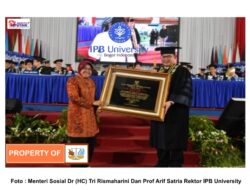 IPB University Raih Penghargaan Pengabdian Luar Biasa Atas Peran Serta Peningkatan Kesejahteraan Sosial Indonesia