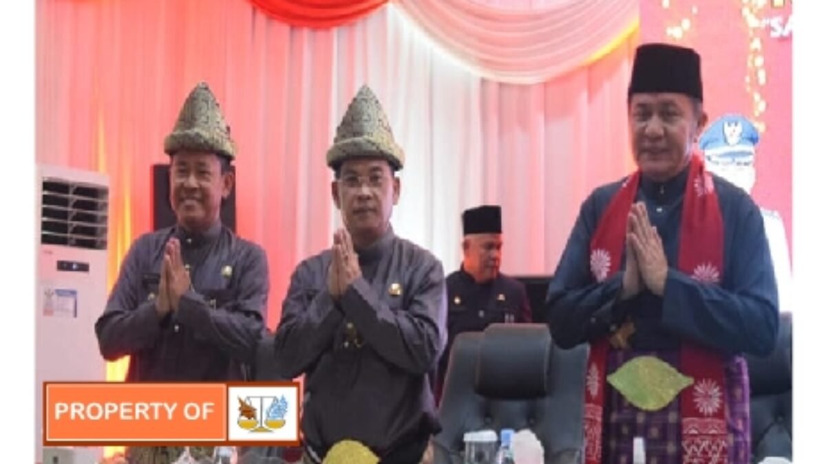 Gubernur Sumsel Hadiri Rapat Paripurna DPRD Di HUT Ke.10 Kabupaten Muratara