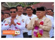 Peletakkan Batu Pertama Pembangunan SMA Negeri 3 Lintongnihuta Oleh Wakil Bupati Humbahas