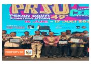 Wakil Bupati Humbahas Hadiri Penutupan PRSU