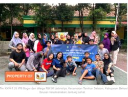 Mahasiswa IPB Bogor Mengadakan Kegiatan KKN-T Di Lingkungan RW.06 Kelurahan Jatimulya