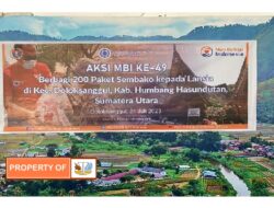 Aksi  MBI kE-49 Berbagi 200 Paket Sembako Kepada Para Lansia di Kabupaten Humbahas