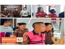 Oknum Kades Bersama Bendaharanya Resmi Ditahan Kejari Nisel Terkait Dugaan Korupsi Dana Desa.