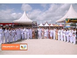 Syukuran Hari Jadi Ke-20 Kabupaten Humbahas Dimeriahkan di Lapangan Merdeka Doloksanggul.