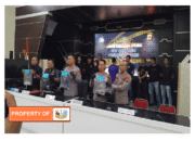 Polres Subang Menggelar Press Release Terkait Keberhasilan penangkapan Kasus Pembunuhan Berencana di Subang