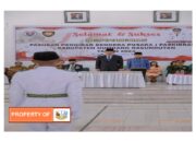 Bupati Kukuhkan Paskibraka Kabupaten Humbahas 2023