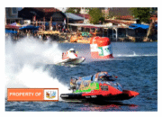Grandprix of Indonesia lake Toba F1H2O sprint race 1 dan 2 .