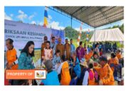 Ratusan masyarakat antusias ikuti pemeriksaan kesehatan didukung  PT.TPL.