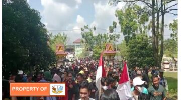 Ribuan Warga Kabupaten Pelalawan Merasa Tertindas, Akan Laporkan Ke Presiden Jokowi