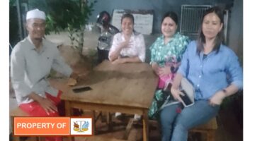 Tokoh Wanita Di Tiga Perumahan silaturahmi dengan caleg dari partai Golkar Dapil Tujuh