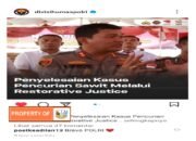 Warganet Apreasiasi POLRI, Penyelesaian Kasus Pencurian Sawit Melalui RJ