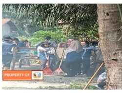 Kegiatan kades dan perangkat desa, mahasiswa- mahasiswa Sari Mutiara, USU Medan