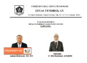 Publikasi Kinerja Dinas Pendidikan Kabupaten Bogor Tahun 2023