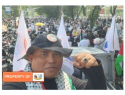 Ketua IWO-Indonsia Bersama Masyarakat Bekasi Tumpah Ruah Adakan Aksi Bela Palestina