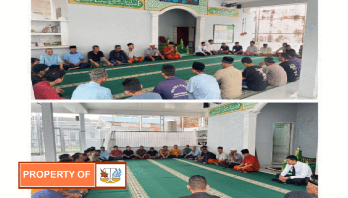 WBP Rutan Kelas IIB Tanjung Pura Adakan Doa Bersama Untuk Kebaikan Dan Keselamatan Negara