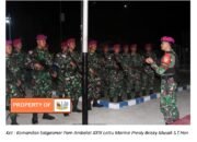 Apel Siaga Satgasmar Pam Ambalat XXIX Laksanakan Ciptakan Rasa Aman Di Wilayah Sebatik