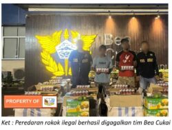 Sinergi Bea Cukai, Denpom AD II/3 Dan Kepolisian Lampung Gagalkan Penyelundupan Rokok Ilegal Senilai Miliaran Rupiah