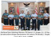 Tingkatkan Sinergitas TNI, Danlanud Sam Ratulangi Silaturrahmi Dengan Danlantamal VIII