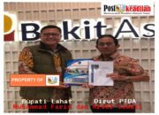 Dirut PTBA Arsal Ismail Terima Kunjungan Pj.Bupati Lahat di Menara Kadin Jakarta Selatan