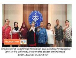 Diskusi Bahas Kerjasama Mata Kuliah Self-Paced DTPTP IPB University Bersama ICE Institute