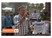 Puluhan Masa LAPSI Aksi Demo di Kejati Sumsel Tangkap Untung dan Para Koruptor di Kabupaten Lahat