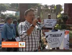 Puluhan Masa LAPSI Aksi Demo di Kejati Sumsel Tangkap Untung dan Para Koruptor di Kabupaten Lahat