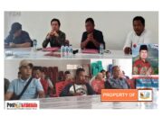 Silaturahmi dengan Puluhan Wartawan, Yulius Maulana : Kita Tunggu Hasil Pileg