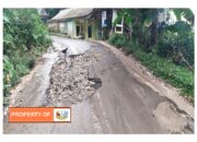 Warga karang tengah kecamatan Babakan Madang kabupaten Bogor kecewa dengan kinerja PUPR