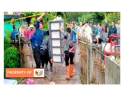 Potensi Bencana Alam Tanah Longsor Susulan, BPBD Kabupaten Sukabumi Gerak Cepat Bangun Tenda Pengungsian Dan Dapur Umum