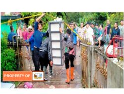 Potensi Bencana Alam Tanah Longsor Susulan, BPBD Kabupaten Sukabumi Gerak Cepat Bangun Tenda Pengungsian Dan Dapur Umum