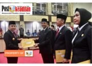 Pj, Gubernur Sumsel Agus Fatoni Lantik 4 Eselon II Salah satu kepala Dinas Pendidikan Provinsi Sumsel Drs.Sutoko Digantikan Teddy Meilwansyah