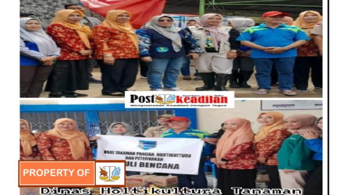 Dinas Holtikultura Pertanian Dan Peternakan Beri Bantuan korban Banjir Bandang di Kecamatan Panjar Bulan dan Jarai.